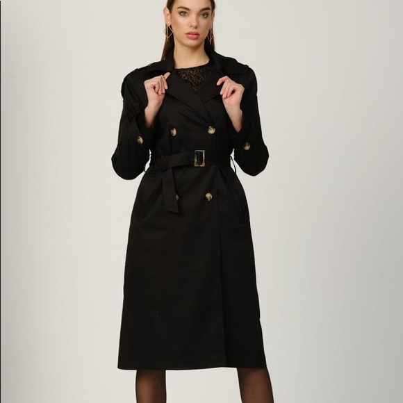 Jackets & Blazers - 🖤Black Fashion Trench Coat